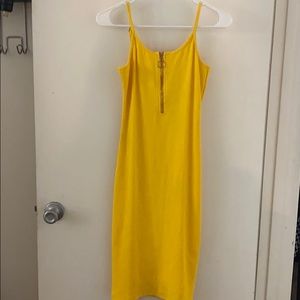 Yellow Midi Dress